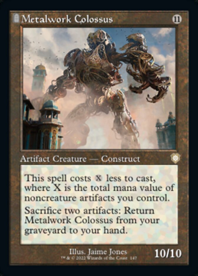 Metalwork Colossus (Retro) [The Brothers' War Commander] | Dumpster Cat Games