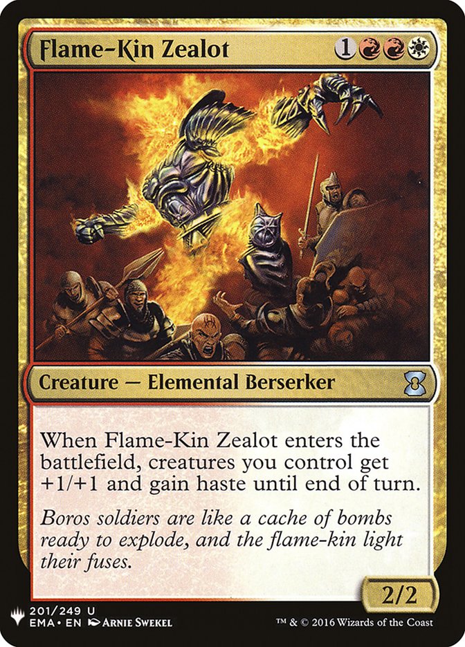 Flame-Kin Zealot [Mystery Booster] | Dumpster Cat Games