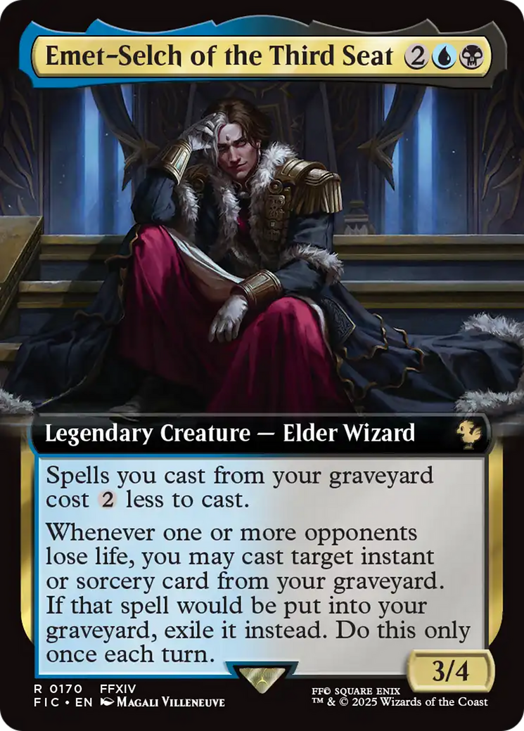 Emet-Selch of the Third Seat (Extended Art) [FINAL FANTASY Commander] | Dumpster Cat Games