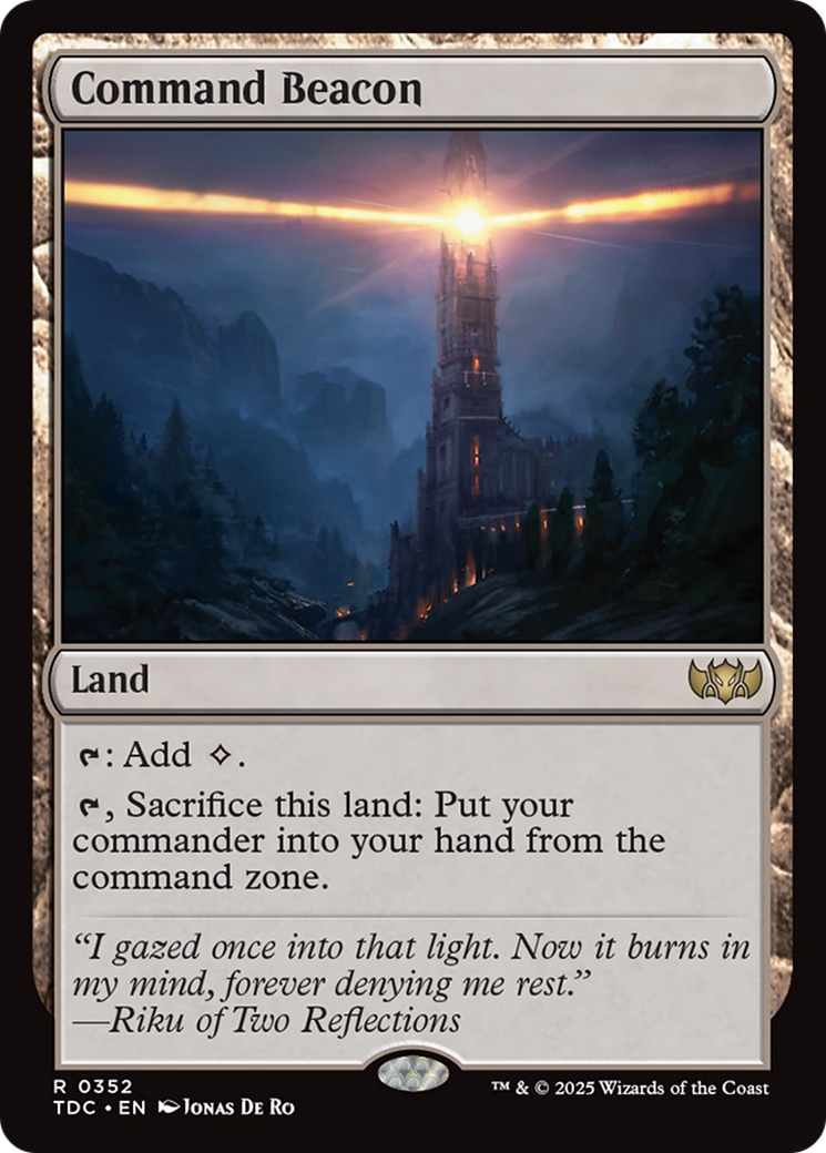 Command Beacon [Tarkir: Dragonstorm Commander] | Dumpster Cat Games