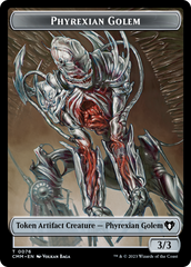 Phyrexian Golem // Ox Double-Sided Token [Commander Masters Tokens] | Dumpster Cat Games