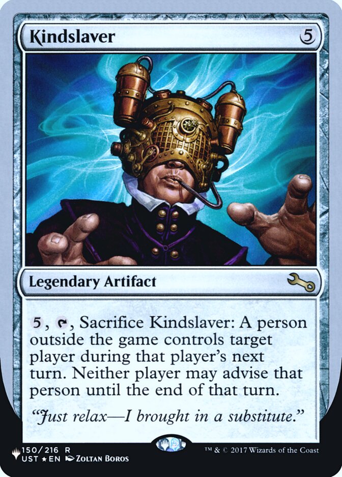 Kindslaver (Unfinity Foil Edition) [The List] | Dumpster Cat Games
