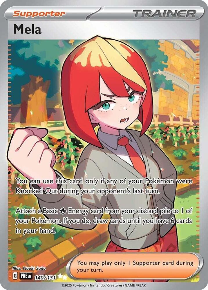 Mela (140/131) [Scarlet & Violet: Prismatic Evolutions] | Dumpster Cat Games