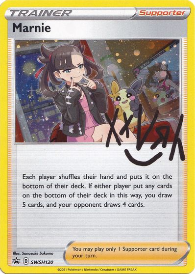 Marnie (SWSH120) [Sword & Shield: Black Star Promos] | Dumpster Cat Games