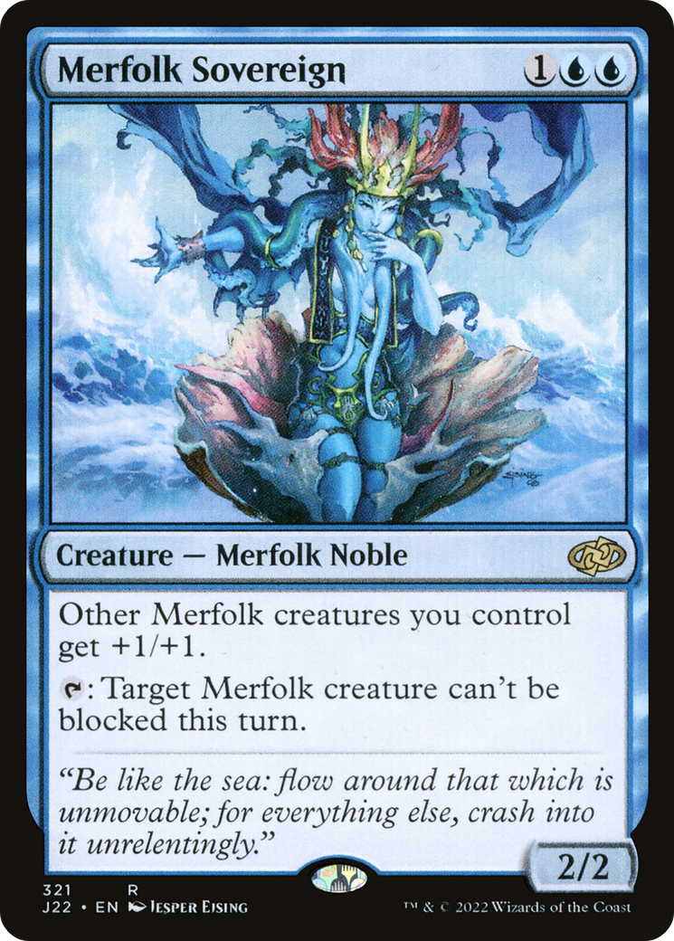 Merfolk Sovereign [Jumpstart 2022] | Dumpster Cat Games
