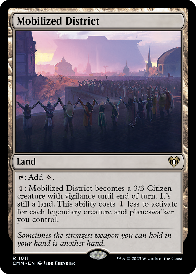 Mobilized District [Commander Masters] | Dumpster Cat Games