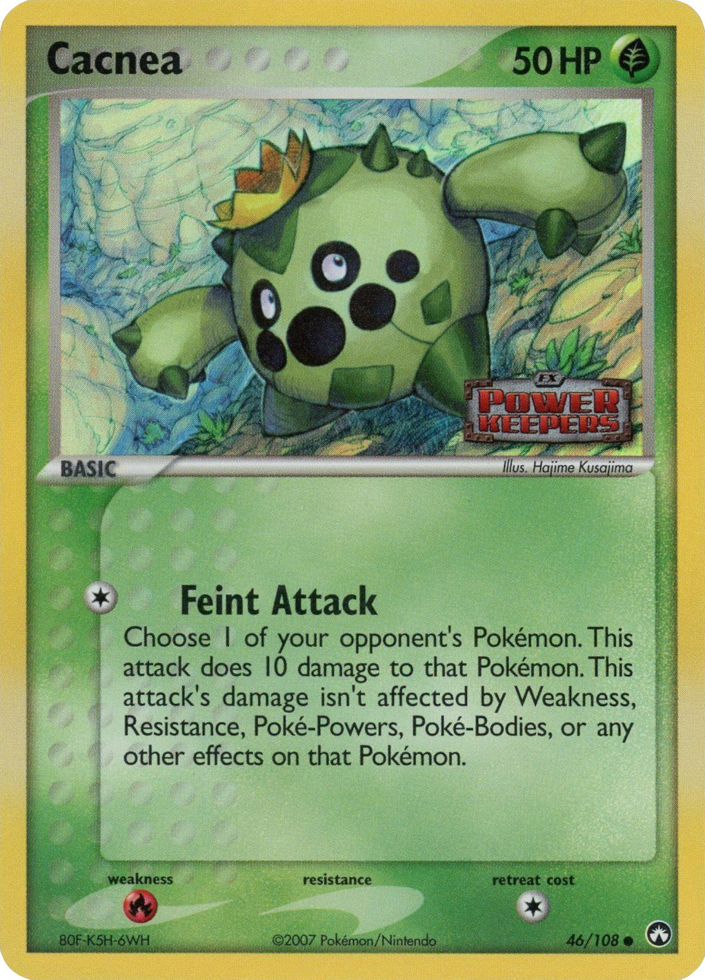Cacnea (46/108) (Stamped) [EX: Power Keepers] | Dumpster Cat Games