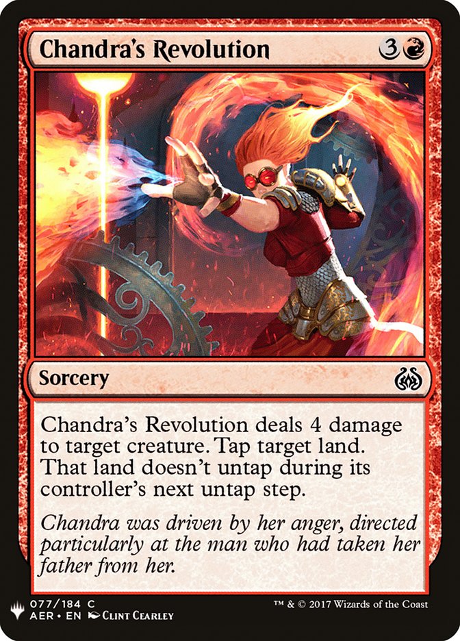 Chandra's Revolution [Mystery Booster] | Dumpster Cat Games