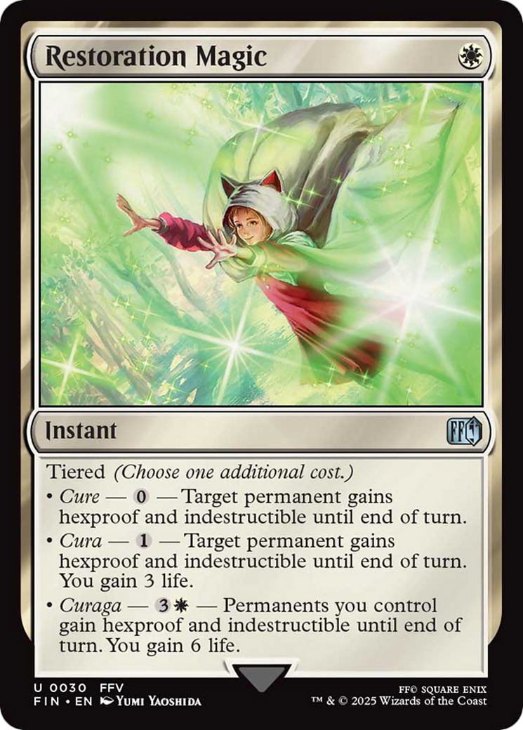 Restoration Magic [FINAL FANTASY] | Dumpster Cat Games