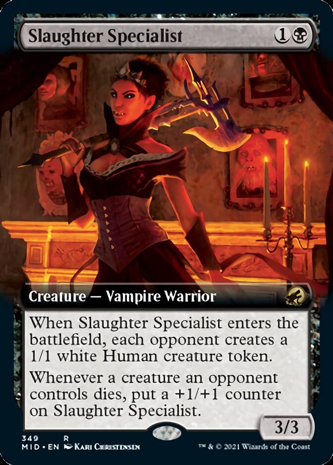 Slaughter Specialist (Extended Art) [Innistrad: Midnight Hunt] | Dumpster Cat Games