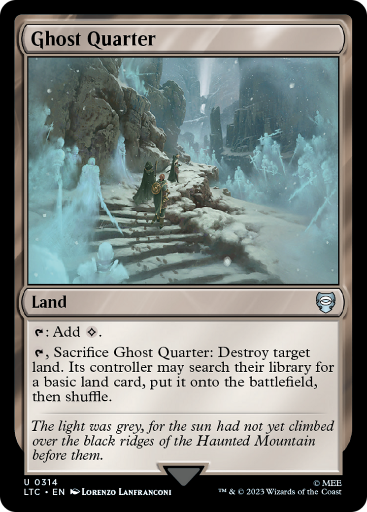 Ghost Quarter [The Lord of the Rings: Tales of Middle-Earth Commander] | Dumpster Cat Games