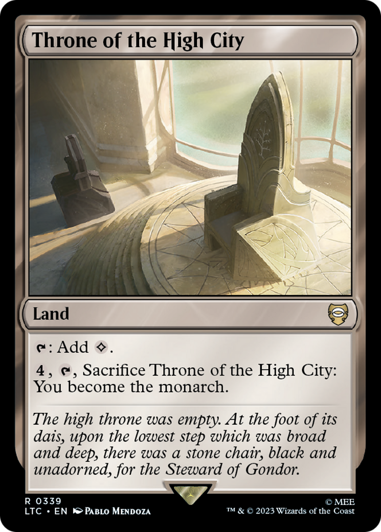 Throne of the High City [The Lord of the Rings: Tales of Middle-Earth Commander] | Dumpster Cat Games