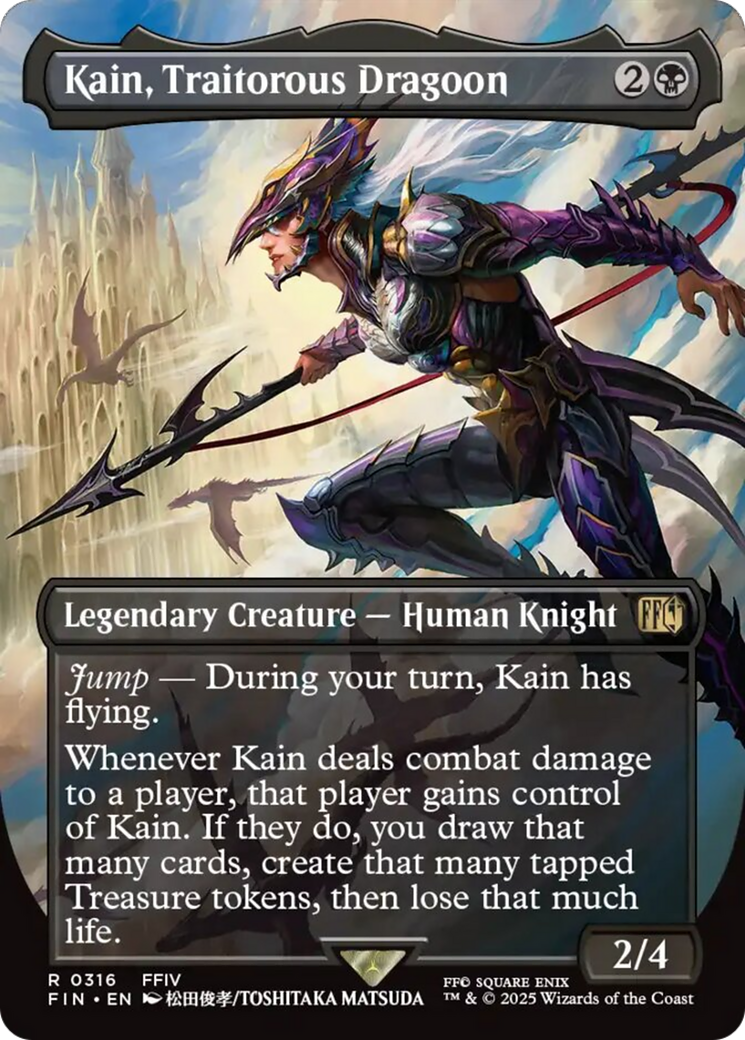 Kain, Traitorous Dragoon (Borderless) [FINAL FANTASY] | Dumpster Cat Games