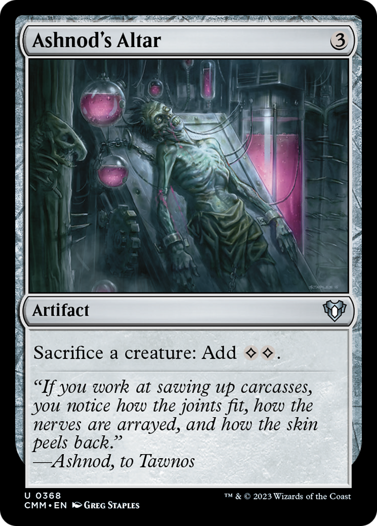 Ashnod's Altar [Commander Masters] | Dumpster Cat Games