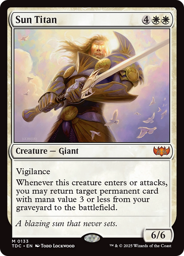 Sun Titan [Tarkir: Dragonstorm Commander] | Dumpster Cat Games