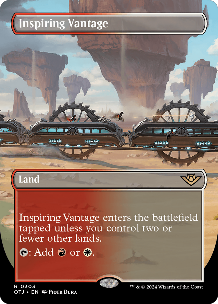 Inspiring Vantage (Borderless) [Outlaws of Thunder Junction] | Dumpster Cat Games