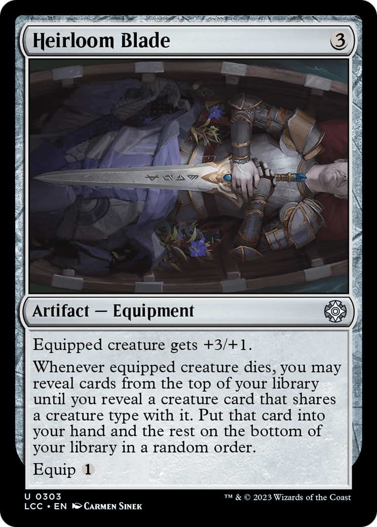 Heirloom Blade [The Lost Caverns of Ixalan Commander] | Dumpster Cat Games
