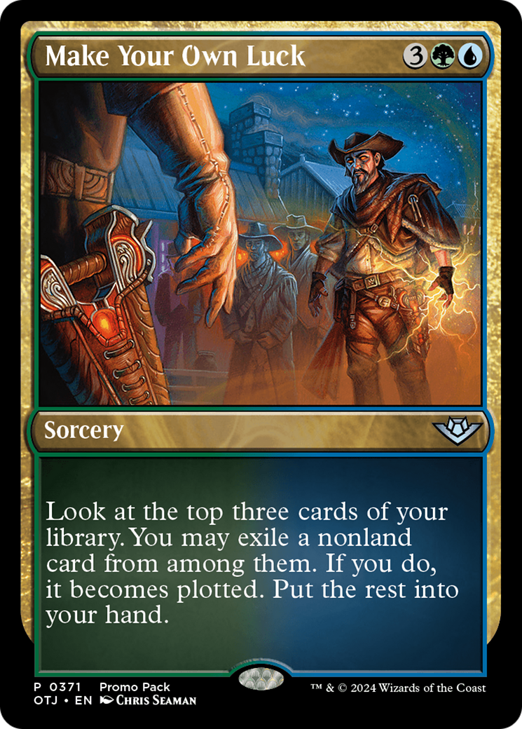 Make Your Own Luck (Promo Pack) [Outlaws of Thunder Junction Promos] | Dumpster Cat Games