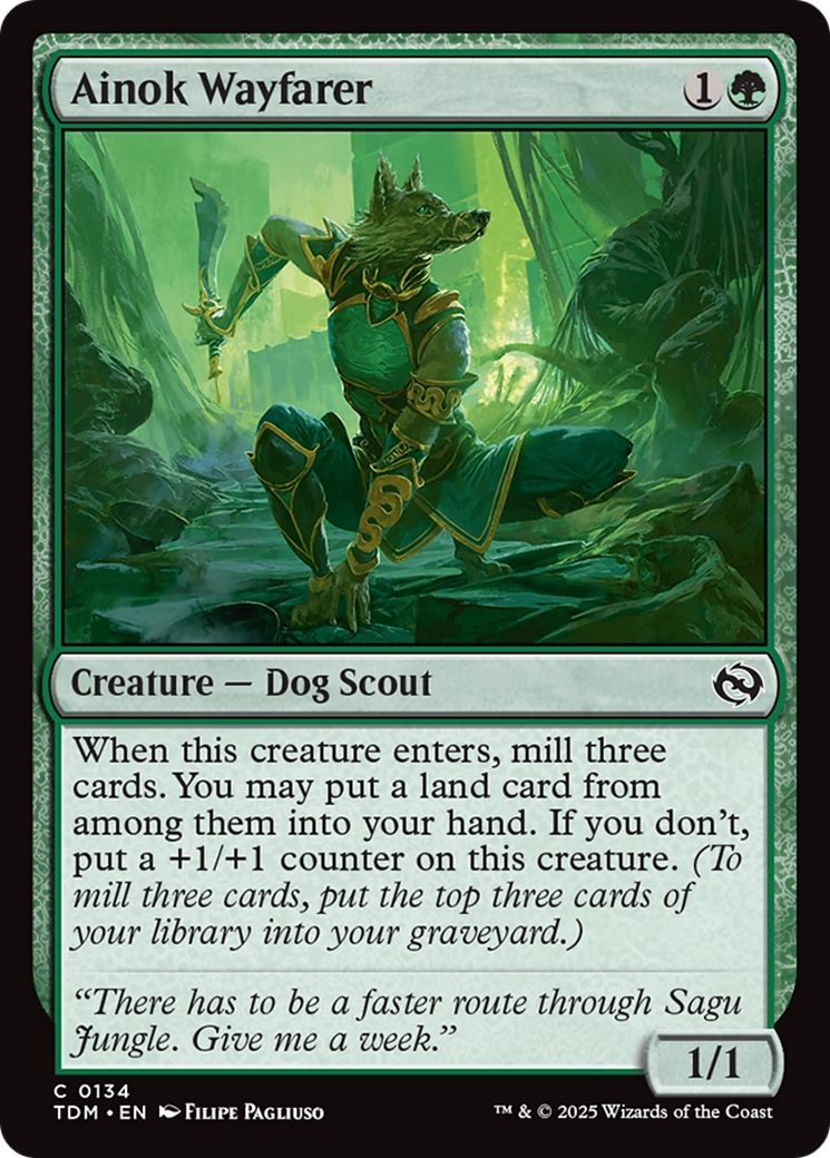 Ainok Wayfarer [Tarkir: Dragonstorm] | Dumpster Cat Games