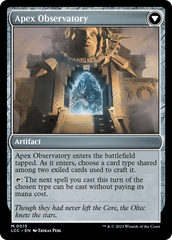 Eye of Ojer Taq // Apex Observatory [The Lost Caverns of Ixalan Commander] | Dumpster Cat Games