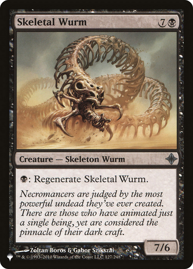 Skeletal Wurm [The List] | Dumpster Cat Games