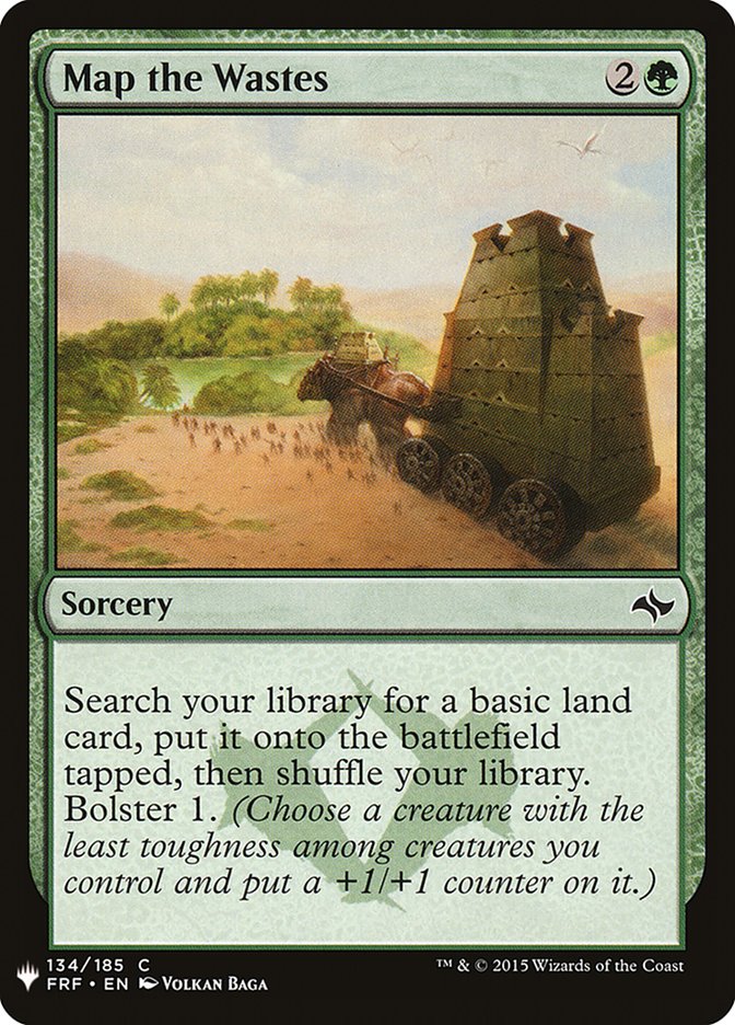 Map the Wastes [Mystery Booster] | Dumpster Cat Games