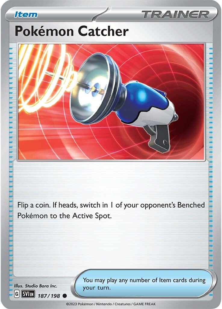 Pokemon Catcher (187/198) [Scarlet & Violet: Base Set] | Dumpster Cat Games