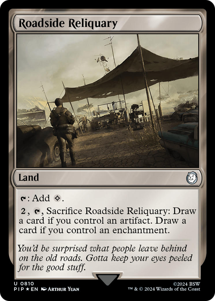 Roadside Reliquary (Surge Foil) [Fallout] | Dumpster Cat Games