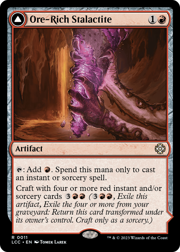 Ore-Rich Stalactite (Extended Art) [The Lost Caverns of Ixalan Commander] | Dumpster Cat Games