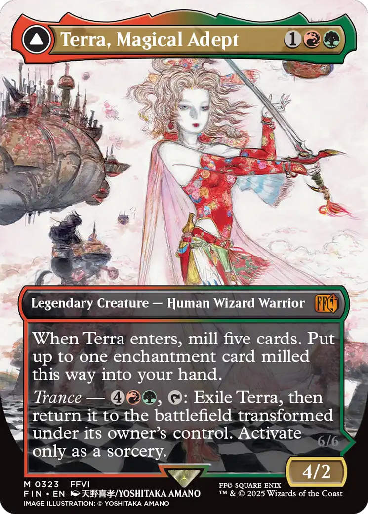 Terra, Magical Adept // Esper Terra (Borderless) [FINAL FANTASY] | Dumpster Cat Games