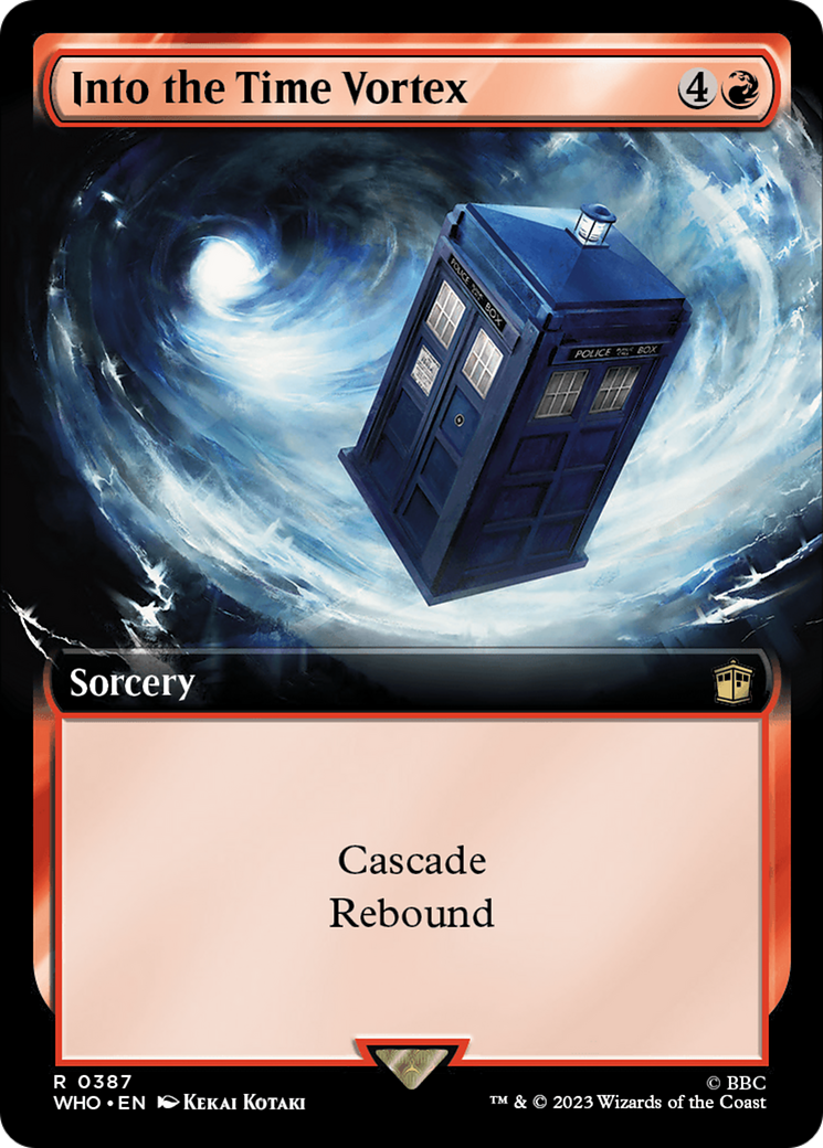 Into the Time Vortex (Extended Art) [Doctor Who] | Dumpster Cat Games