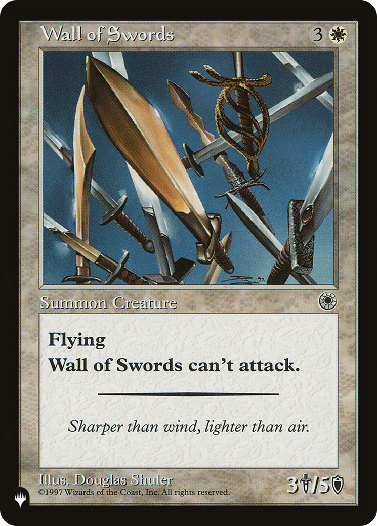 Wall of Swords [The List] | Dumpster Cat Games