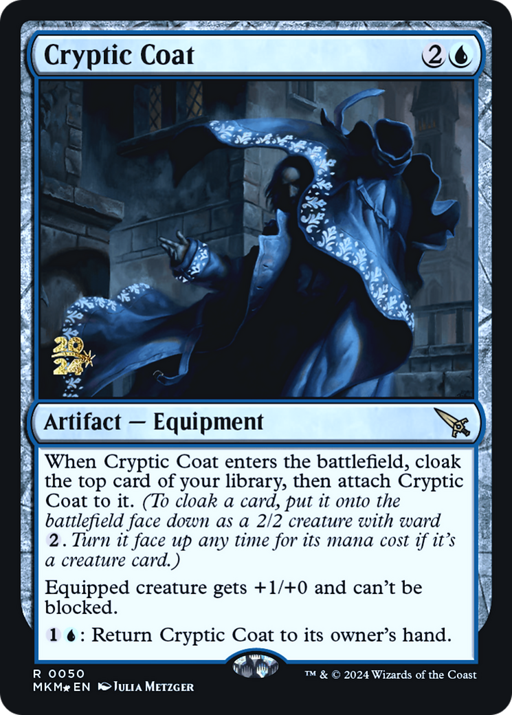 Cryptic Coat [Murders at Karlov Manor Prerelease Promos] | Dumpster Cat Games