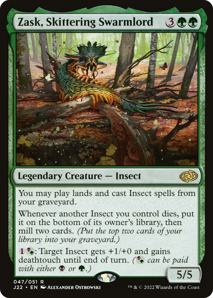 Zask, Skittering Swarmlord [Jumpstart 2022] | Dumpster Cat Games