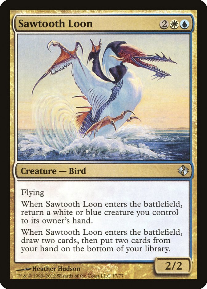 Sawtooth Loon [Duel Decks: Venser vs. Koth] | Dumpster Cat Games