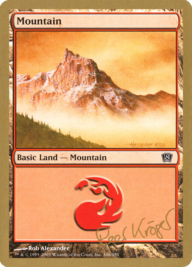 Mountain (pk346) (Peer Kroger) [World Championship Decks 2003] | Dumpster Cat Games