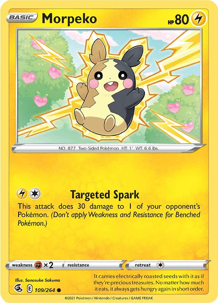 Morpeko (109/264) [Sword & Shield: Fusion Strike] | Dumpster Cat Games