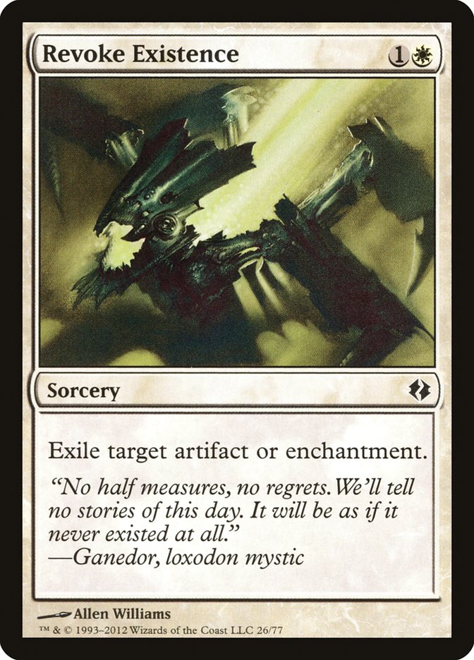 Revoke Existence [Duel Decks: Venser vs. Koth] | Dumpster Cat Games
