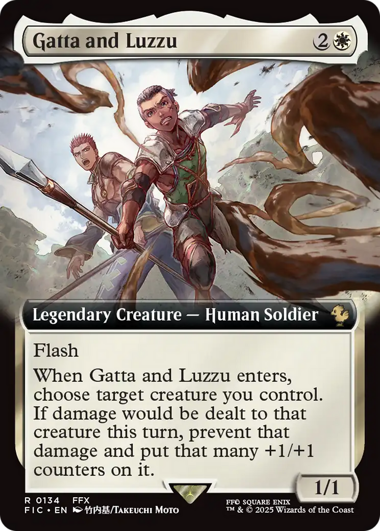 Gatta and Luzzu (Extended Art) [FINAL FANTASY Commander] | Dumpster Cat Games