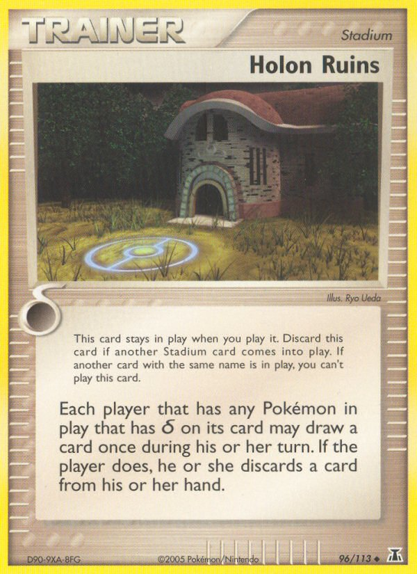 Holon Ruins (96/113) [EX: Delta Species] | Dumpster Cat Games