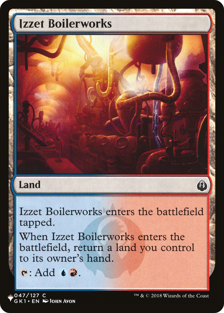 Izzet Boilerworks (GK1) [The List] | Dumpster Cat Games