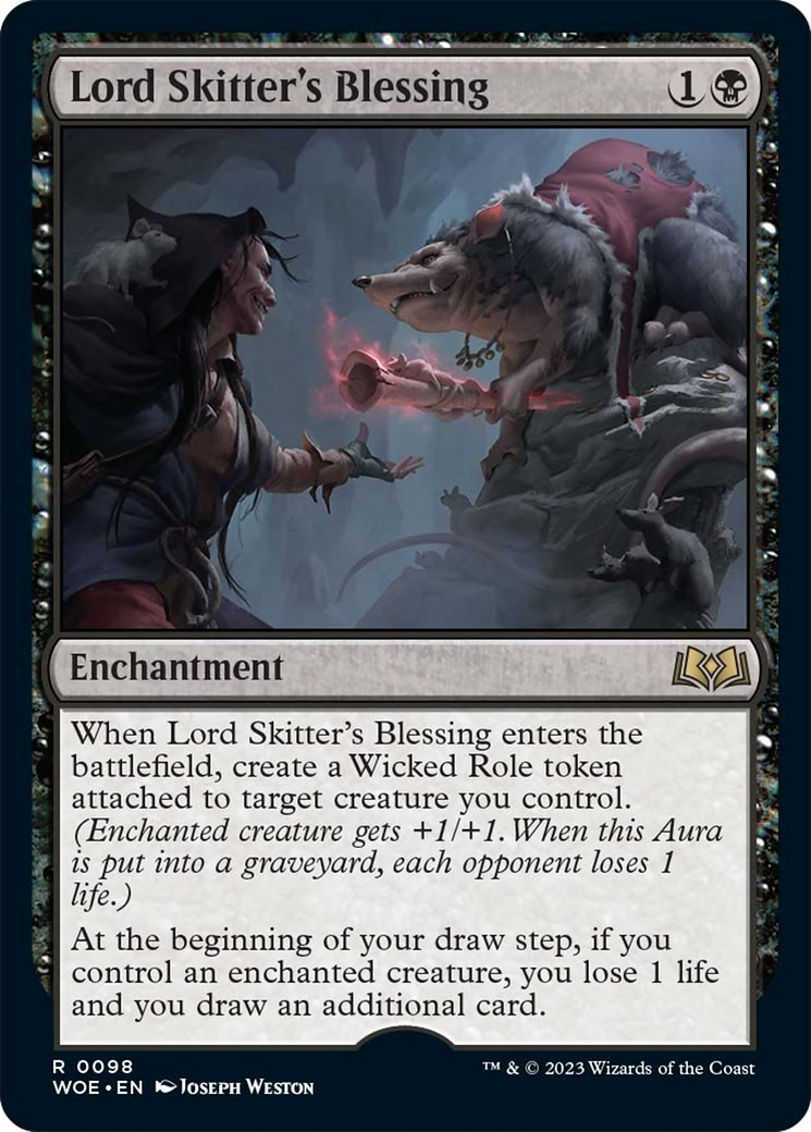 Lord Skitter's Blessing [Wilds of Eldraine] | Dumpster Cat Games