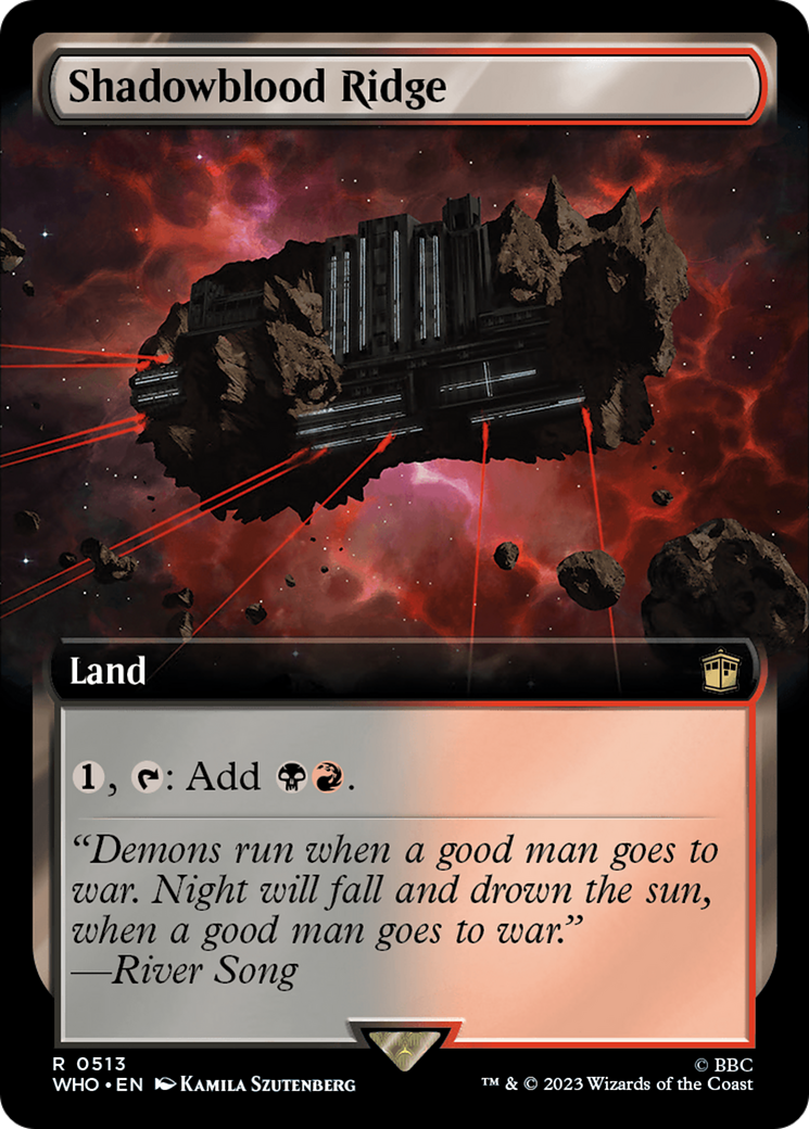 Shadowblood Ridge (Extended Art) [Doctor Who] | Dumpster Cat Games