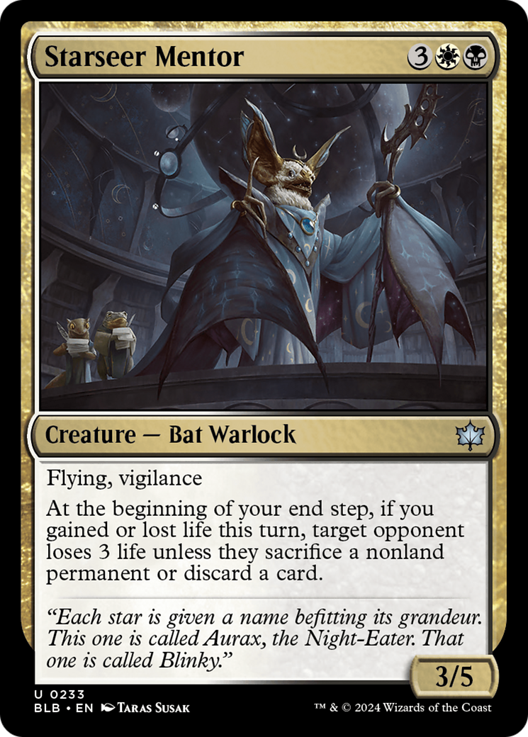 Starseer Mentor [Bloomburrow] | Dumpster Cat Games