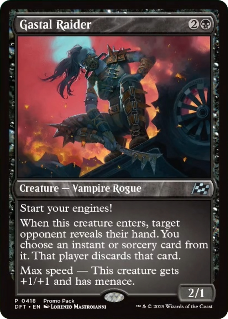 Gastal Raider (Promo Pack) [Aetherdrift Promos] | Dumpster Cat Games