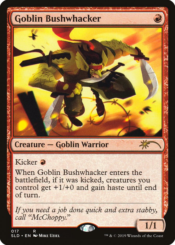 Goblin Bushwhacker [Secret Lair Drop Series] | Dumpster Cat Games