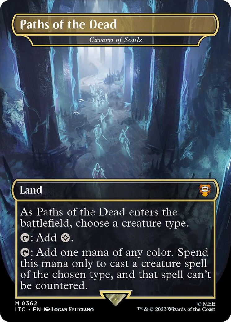 Paths of the Dead - Cavern of Souls (Surge Foil Realms and Relics) [The Lord of the Rings: Tales of Middle-Earth Commander] | Dumpster Cat Games