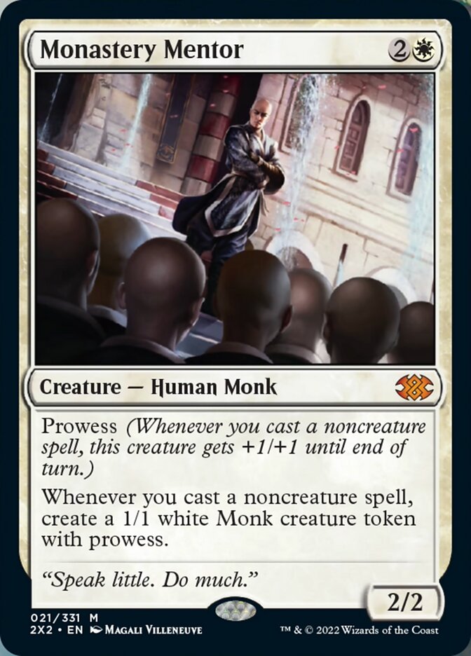 Monastery Mentor [Double Masters 2022] | Dumpster Cat Games