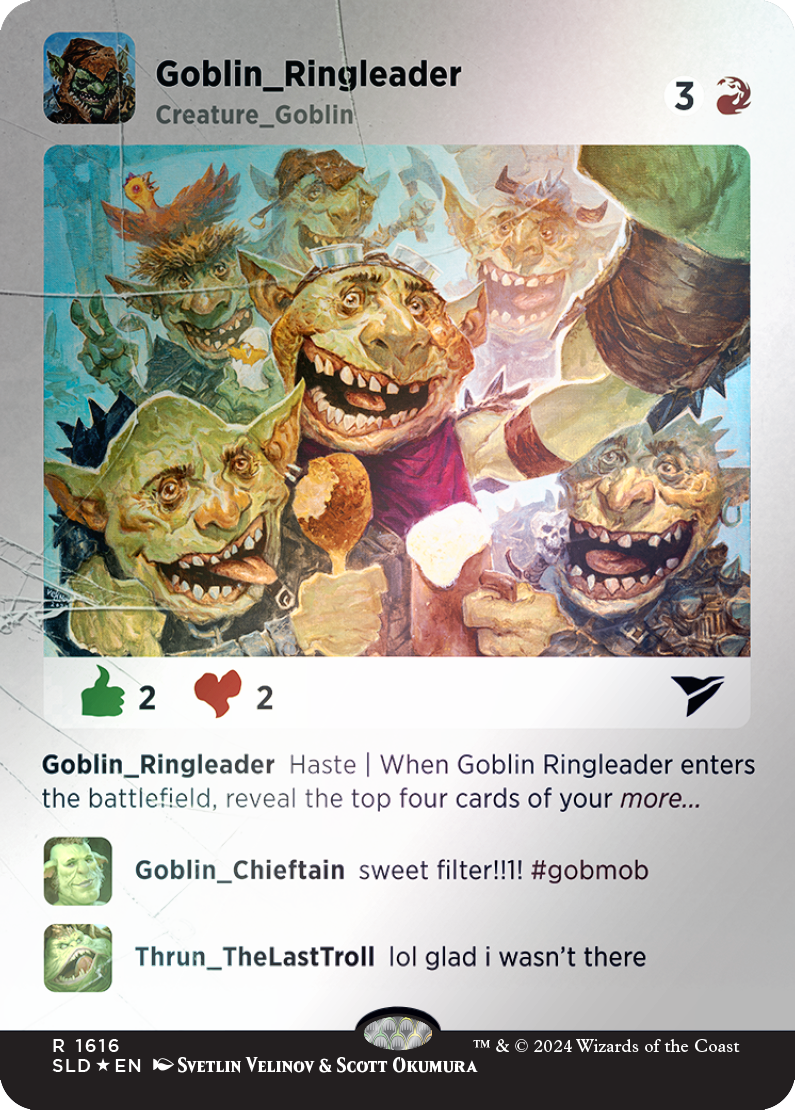 Goblin Ringleader (Rainbow Foil) [Secret Lair Drop Series] | Dumpster Cat Games
