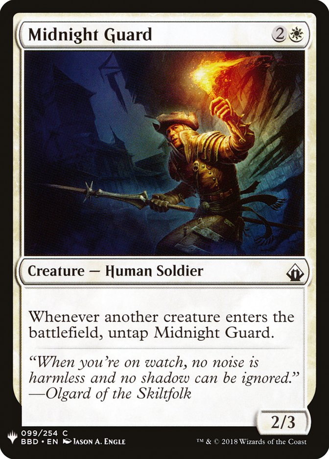 Midnight Guard [Mystery Booster] | Dumpster Cat Games